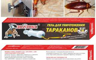 Средства Дохлокс от тараканов