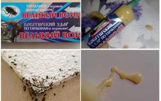 Гель Великий Воин от тараканов