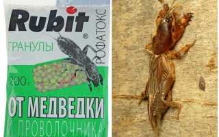 Рубит Рофатокс гранулы от медведки и проволочника