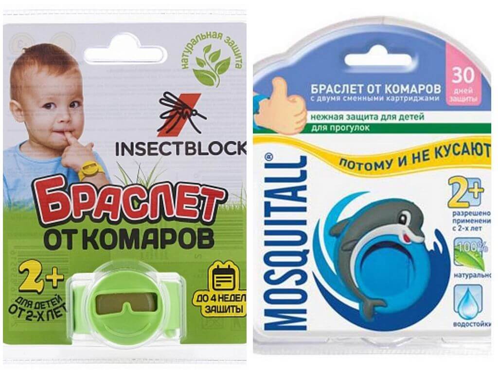 Детские браслеты для защиты от насекомых