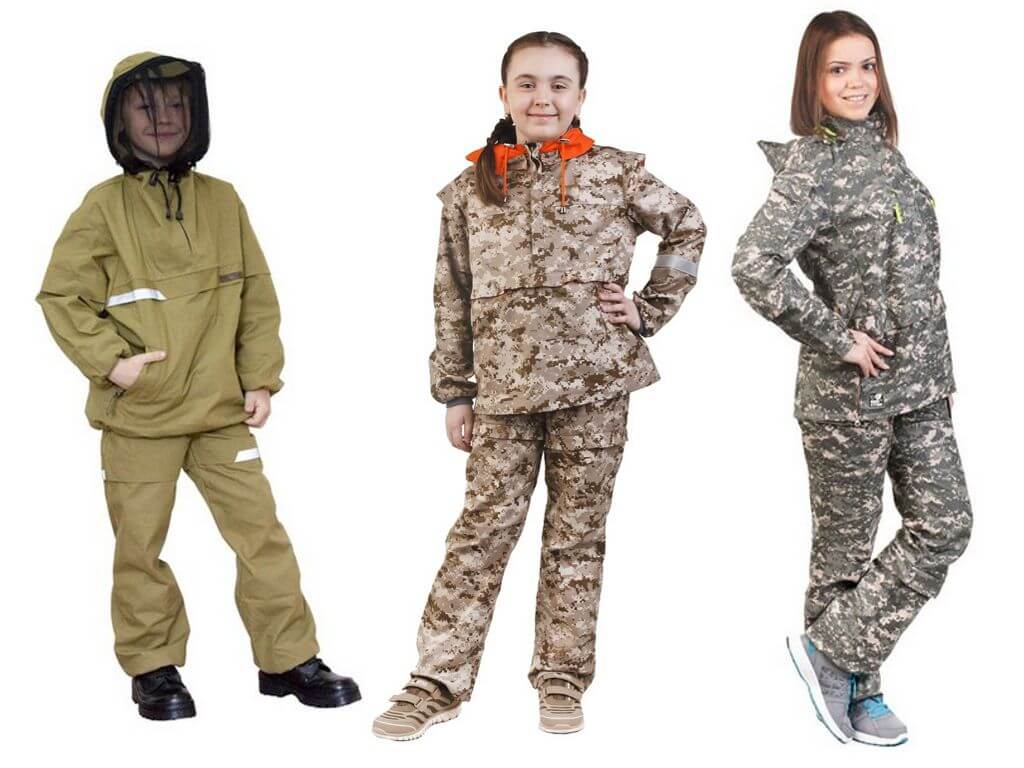 Детские защитные костюмы марки Таежный