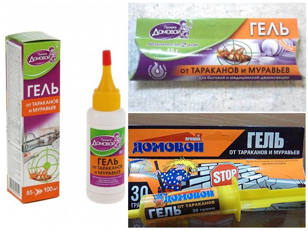 Гель для борьбы с насекомыми Домовой