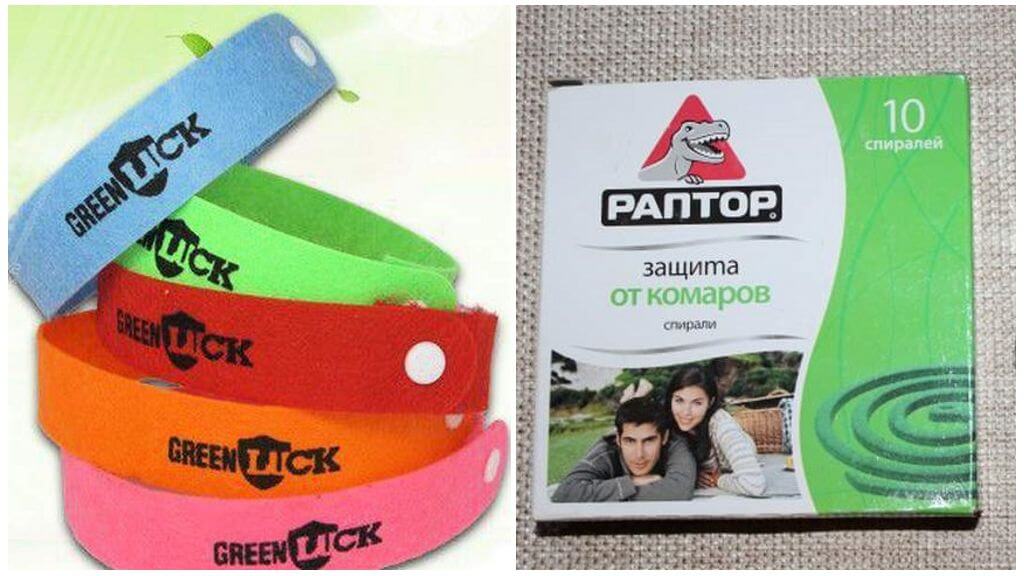 Браслет GreenLuck и спираль Раптор для борьбы с комарами